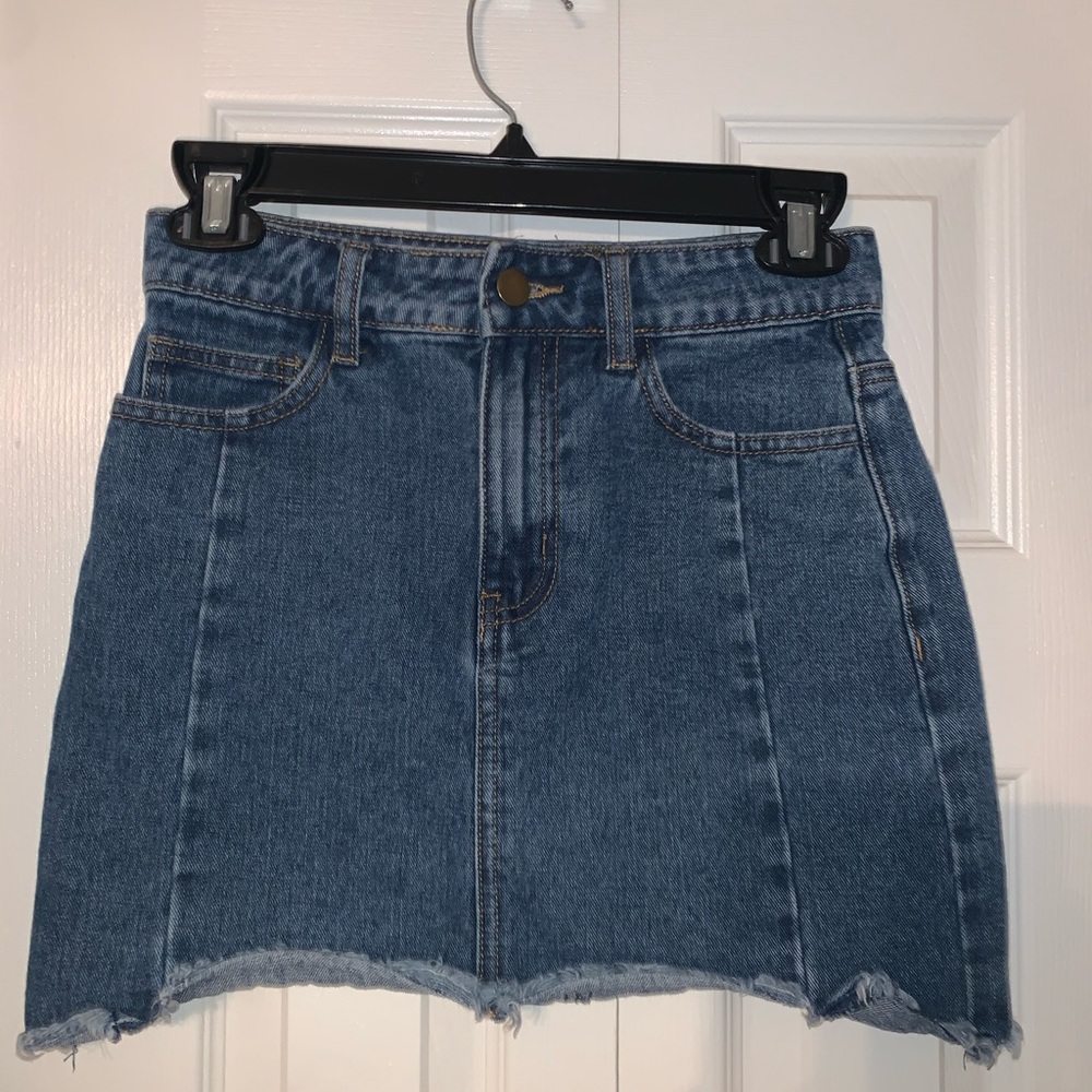 jean skirt